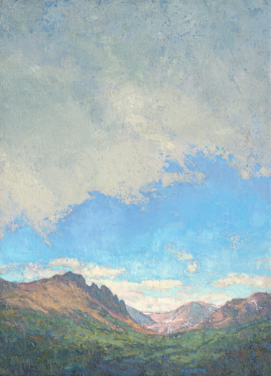 contemporary landscape oil painting of Neota Wilderness, Colorado